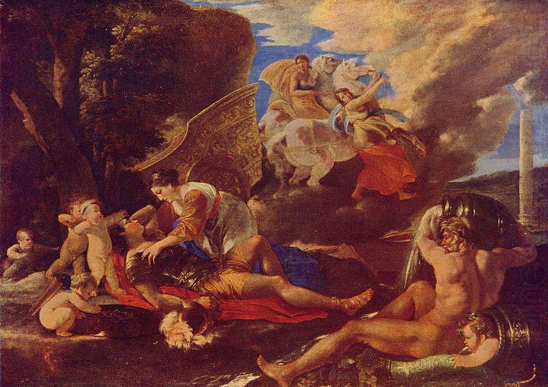 Rinaldo und Armida, Nicolas Poussin